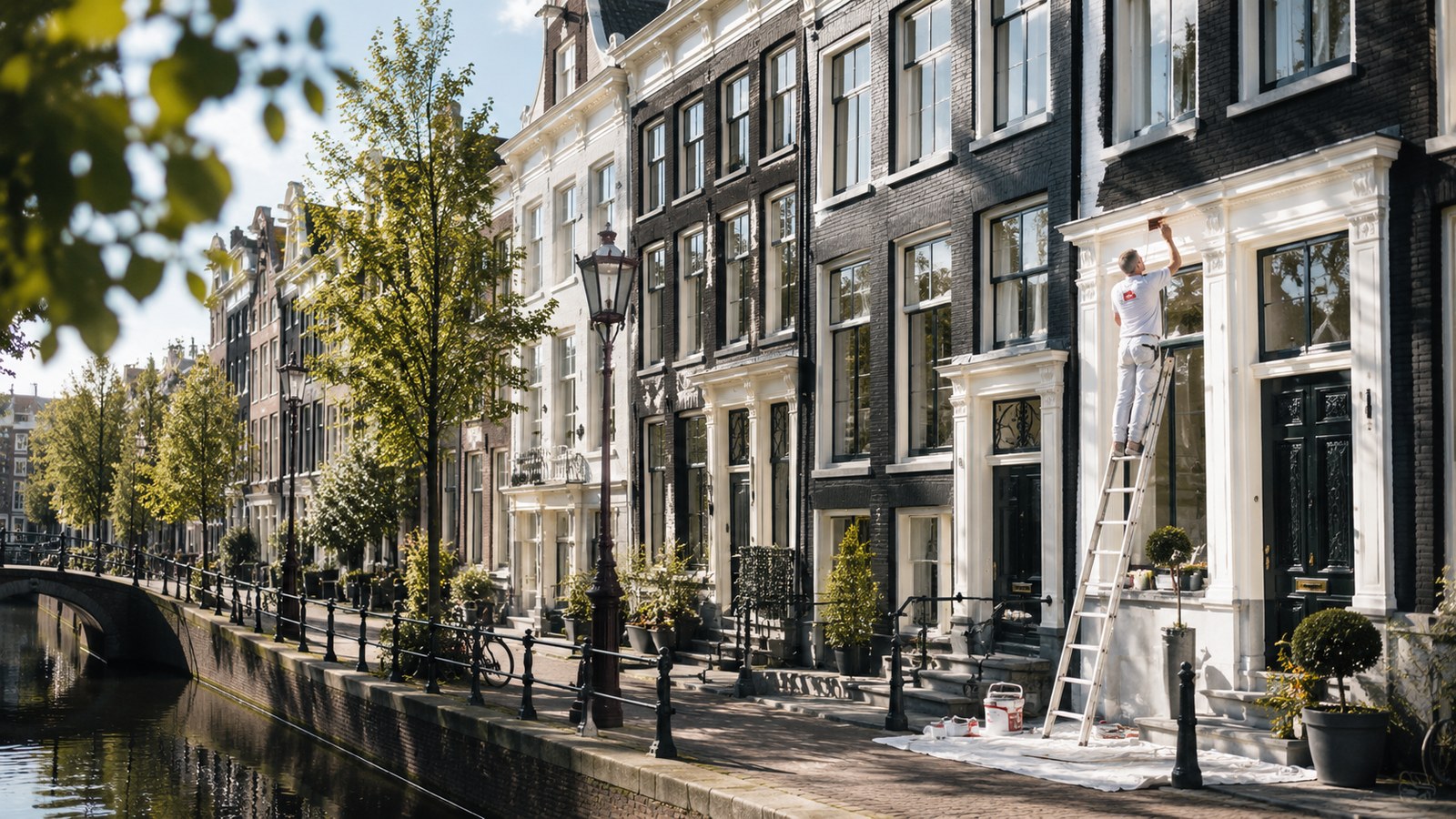 Schilderwerk in Amsterdam