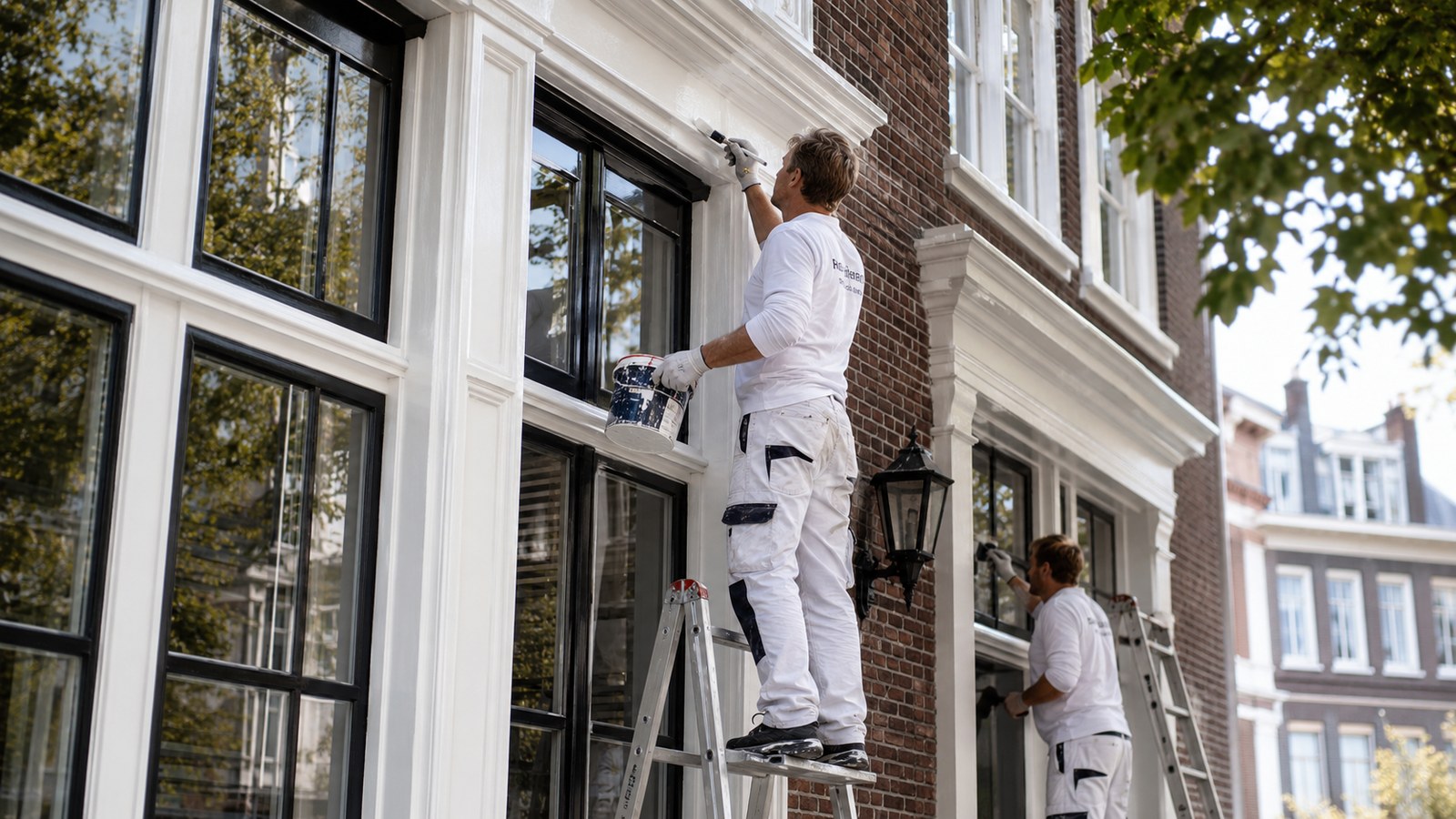 Vonk Schilders aan het werk